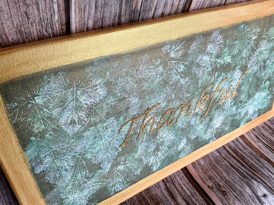 Wall hanging - thankful